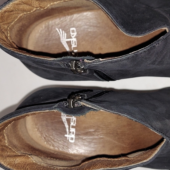 Dansko Delphina Peep-Toe Platform Heeled Bootie EU 36 (5.5-6) - Picture 8 of 10